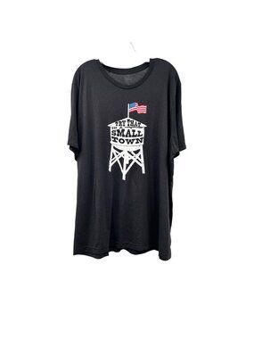 Texas True Threads Men's Small Town Graphic T-Shirt Gray/Multi Size 3XL